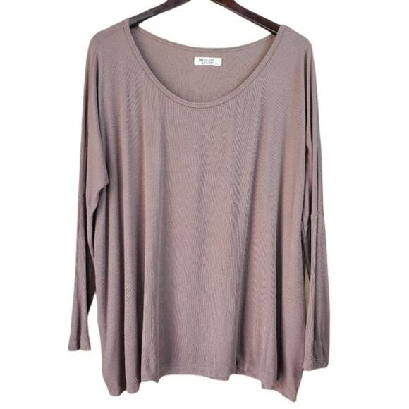 Michael Lauren Oversized Drop Shoulder Knit Top - Picture 1 of 11